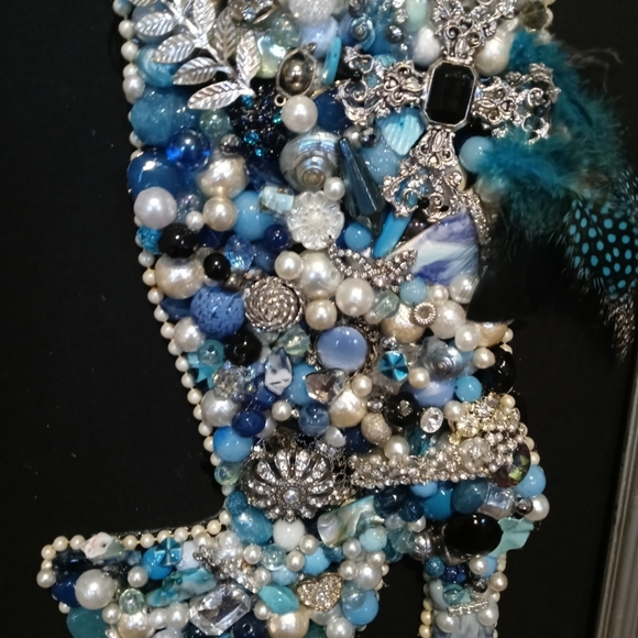 Ladies Harley Boot Framed Art - Picture 4 of 4